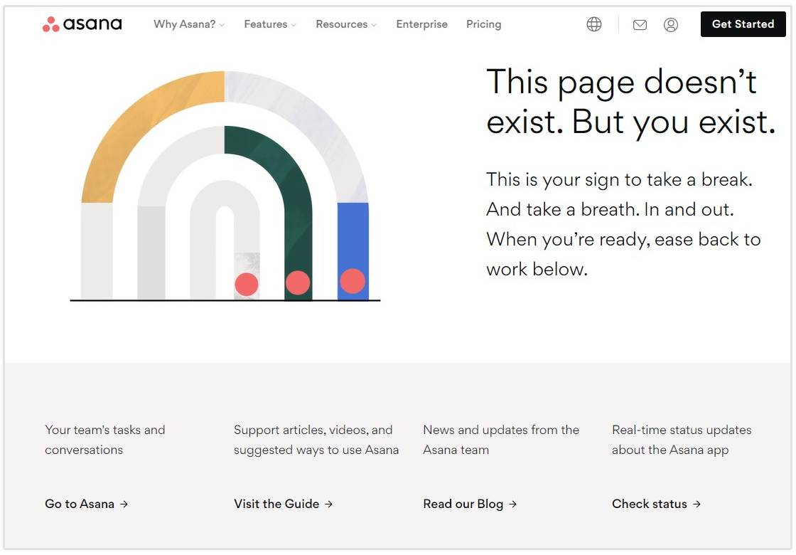 asana 404 ページ