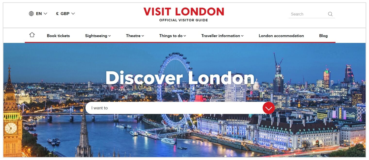 Visitar el sitio web de London