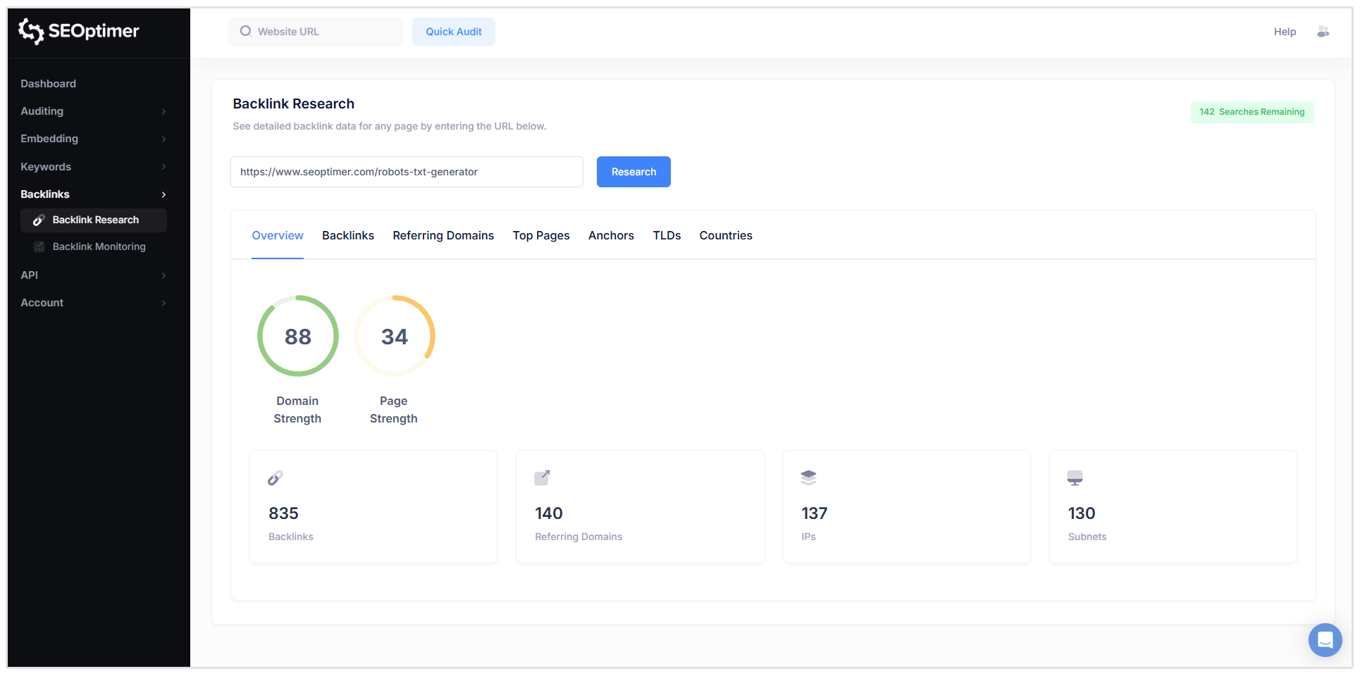 Robots.txt backlinks