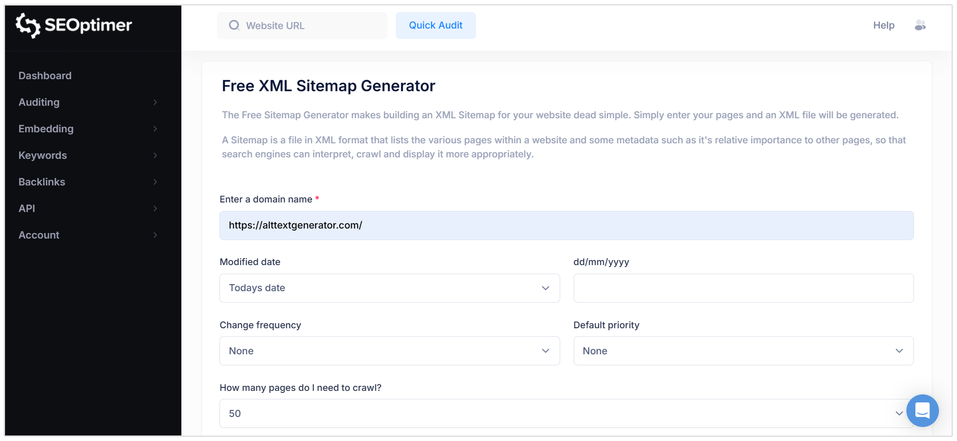 Strumento generatore di XML