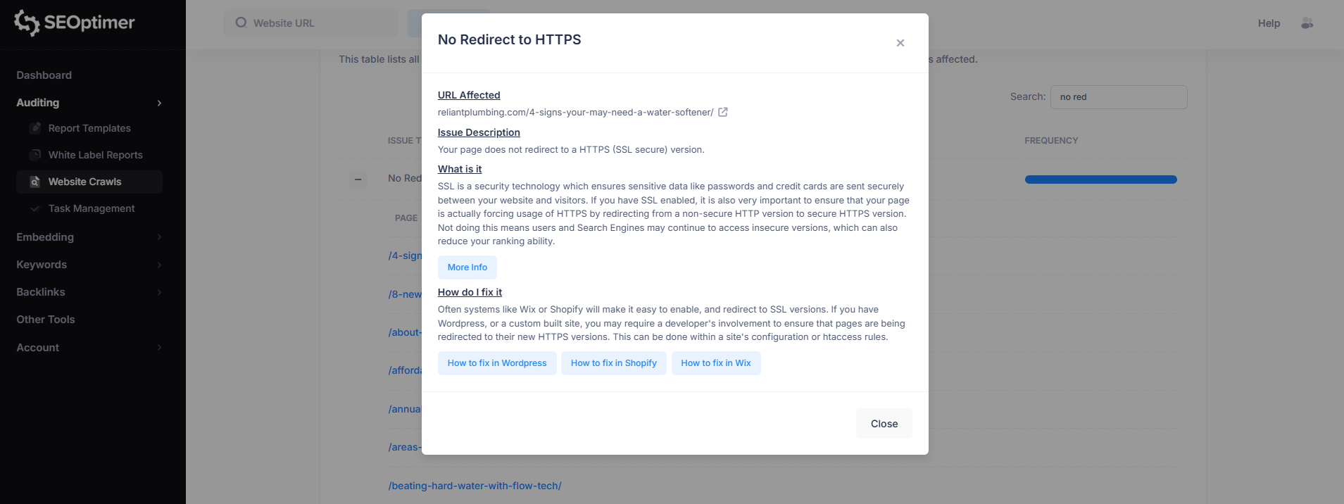HTTPsへのリダイレクトなし