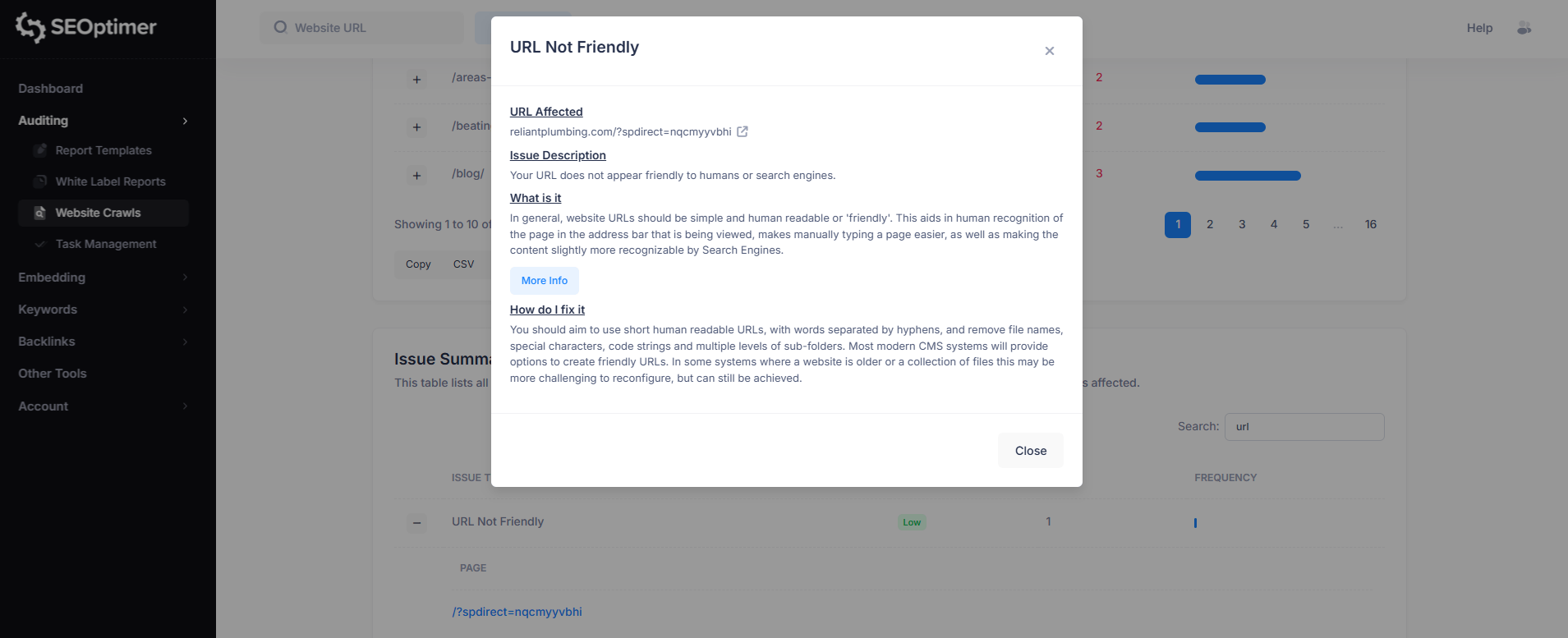 URL ikke venlig