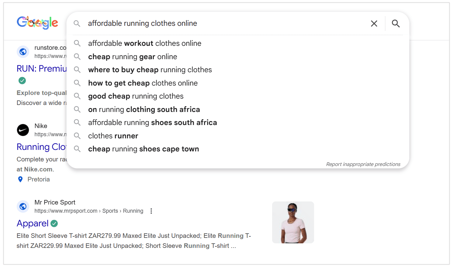 Google Auto Suggest keywords